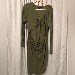BCBG green dress